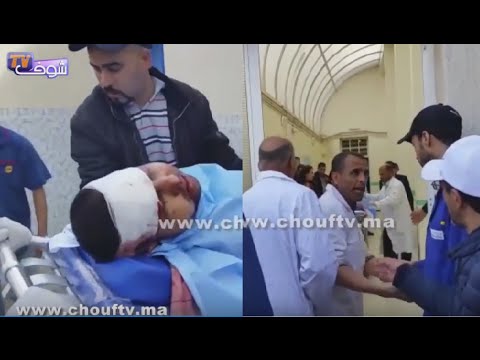 شاهد أحد الناجين من فاجعة المحمدية من داخل المستشفى