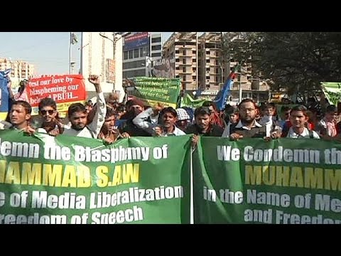 احتجاجات دولية على رسومات شارلي إيبدو 