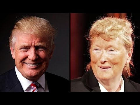 ميريل ستريب تؤدي شخصية دونالد ترامب