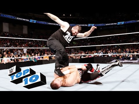بالفيديو شاهد أفضل 10 لحظات خلال عرض  smackdown