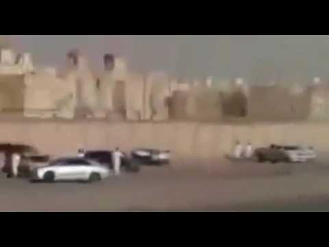 فتاة تفحط على كورنيش القطيف تتسبب في كارثة