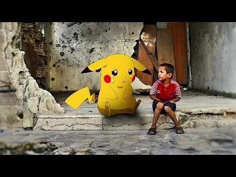 بوكيمون يبكي من أجل أطفال سورية
