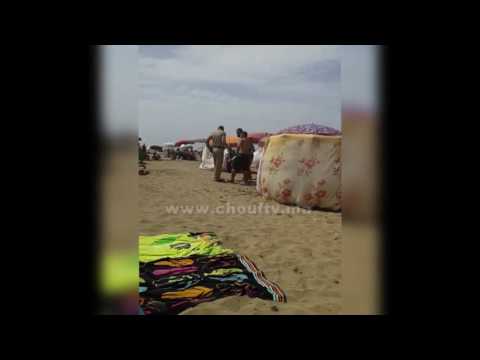 بالفيديو سياح أتراك سكارى على شاطئ بوزنيقة في المغرب