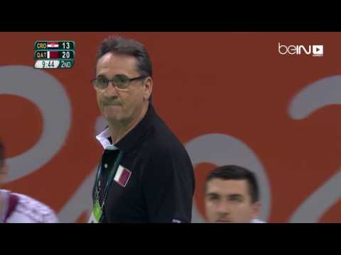 قطر تحرج كرواتيا في بداية المشوار في كرة اليد بنتيجة  23  30