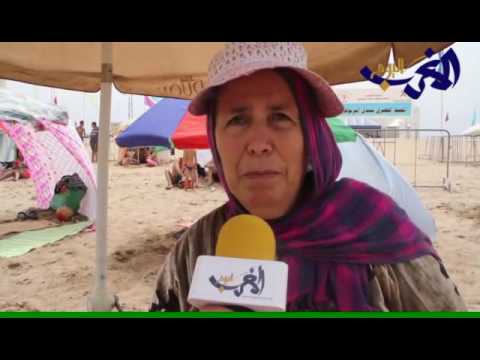 اقبال غير عادي لسكان الدار البيضاء على شاطئ النحلة في سيدي البرنوصي