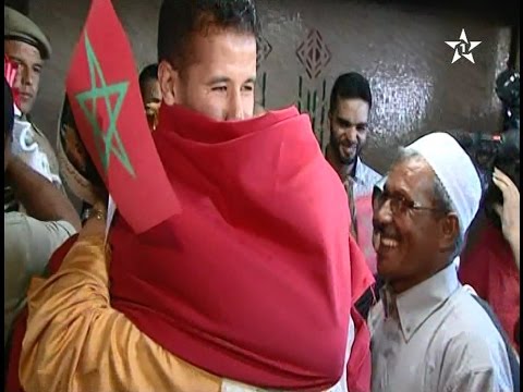 استقبال شعبي للبطل المغربي إسماعيل البكاري