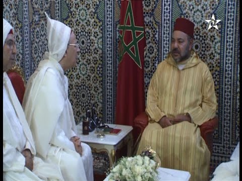 بالفيديو الملك محمد السادس يستقبل الوفد الرسمي لحجاج المغرب في تطوان