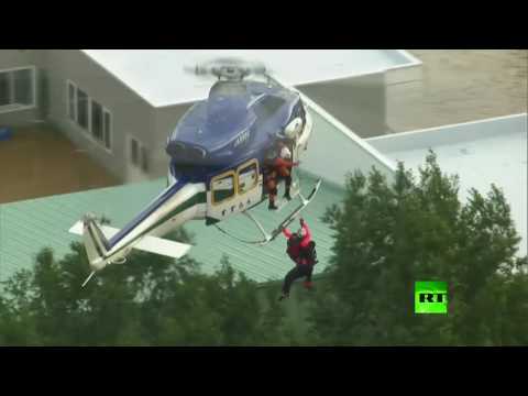 شاهد مقتل 9 مسنين جراء فيضانات في اليابان