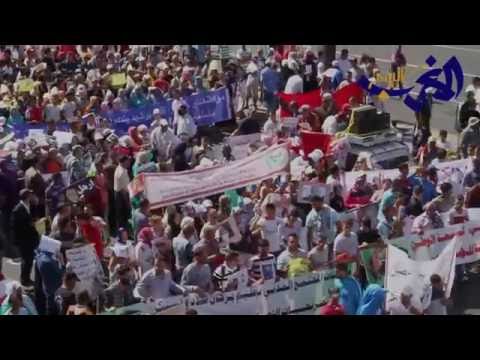 شاهد مسيرة في الدار البيضاء ضد رئيس الحكومة عبد  إليه بن كيران