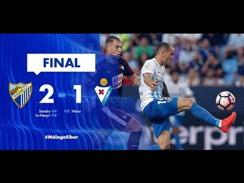 بالفيديو  ملقا الإسباني يفوز على نظيره إيبار 21