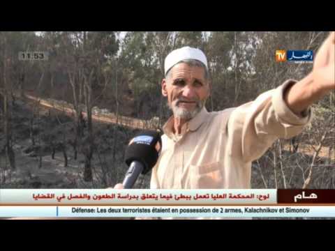 شاهد مخلفات الحرائق في بومرداس