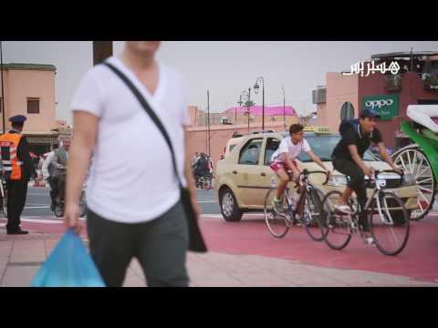 شاهد مدينة مراكش تستعد إلى بدء قمة المناخ