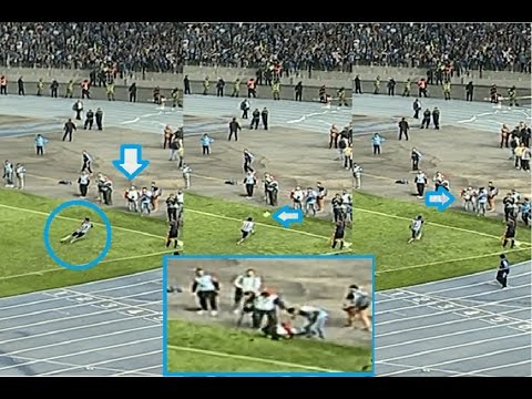 شاهد لاعب اتحاد طنجة ينفعل ويسدد كرة قوية موجعة