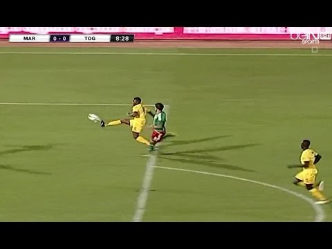 شاهدهدف أول لتوغو في مرمى المنتخب الوطني المغربي