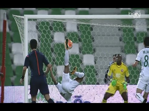 بالفيديو  محسن ياجور يسجل هدف عالميًا في الدوري القطري