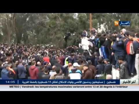 شاهد جنازة الفنان الجزائري عمر الزاهي