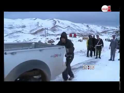 شاهد  مناطق معزولة وسكان متضررين من موجة البرد