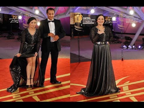 سناء عكرود تتألق في فستان أسود رائع