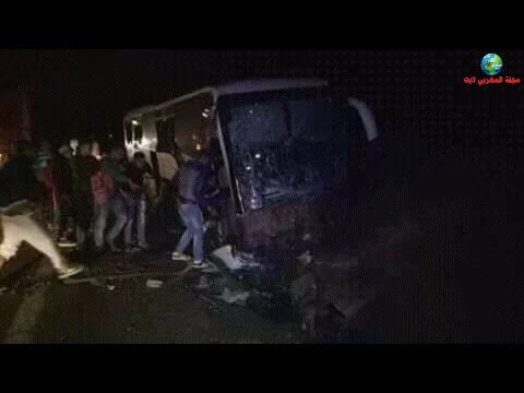 تفاصيل انزلاق سيارة مشجعي الرجاء البيضاوي