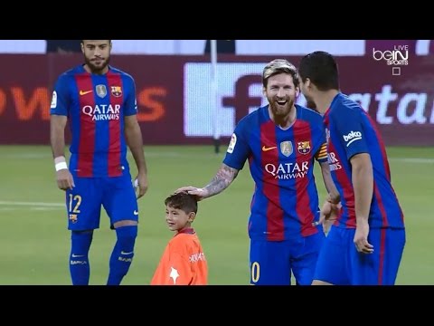 شاهد الطفل الأفغاني لا يريد مفارقة ليونيل ميسي