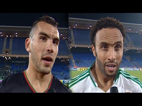 شاهد تصريح اللاعبين الراقي و الشاكير