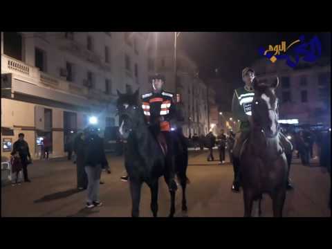 شاهد الاستعداد لبدء احتفالات رأس السنة الميلادية في مدينة الدار البيضاء