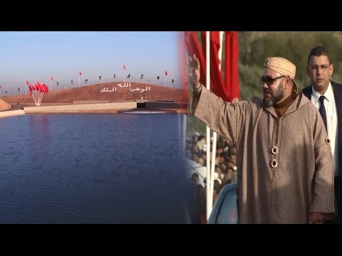 بالفيديو الملك محمد السادس يعطي انطلاقة مشروعين مهمين