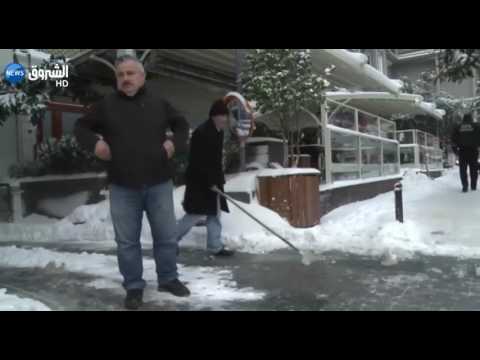 موجة من البرد والثلوج تجتاح أوروبا