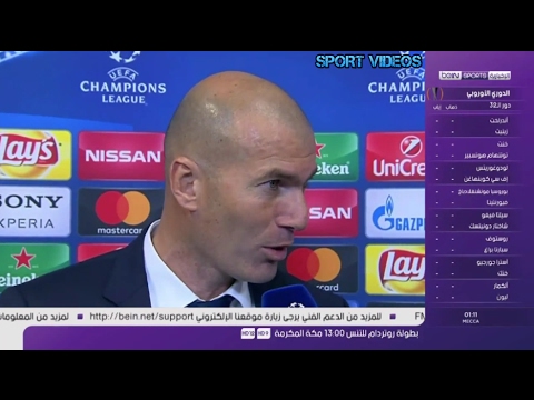 شاهد ماذا قال زيدان بعد فوز ريال مدريد على نابولي 31 