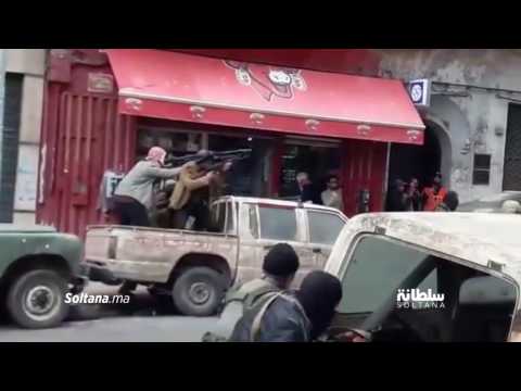 بالفيديو  جنود ودبابات وقنابل متفجرة في شوارع الدار البيضاء