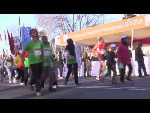 بالفيديو مقاطع من ماراثون الرباط