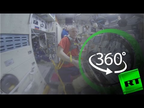 شاهد  كيفية ممارسة الرياضة في الفضاء