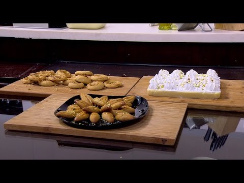 بالفيديو طريقة إعداد ومقادير رموش الست  كعك تركي  لقمة الباشا