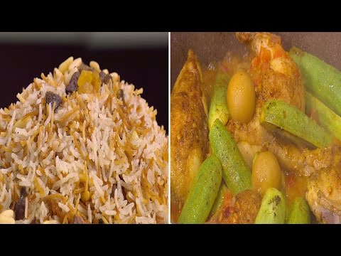 طريقة إعداد ومقادير طاجن دجاج بالكوسة  أرز بالكبدة والشعرية