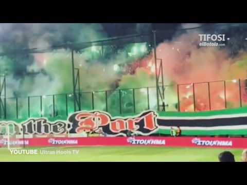 شاهد جماهير باناتينايكوس تلهب قمة أولمبياكوس