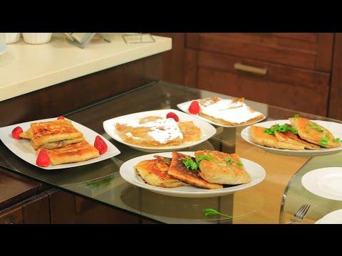 طريقة إعداد ومقادير غلاش طاسة بحشوات متنوعة