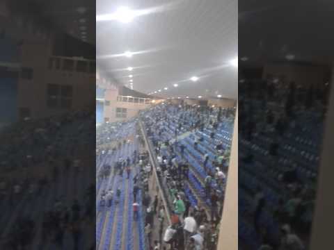 شاهد مواجهات عنيفة بين ماهير غريب بويز وإيغلز