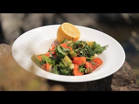 شاهد عناصر سلطة الجرجير بالسماق