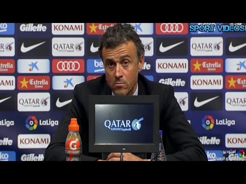 شاهد ماذا قال لويس إنريكي في المؤتمر الصحافي