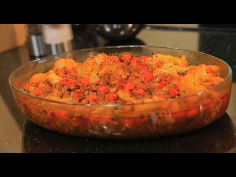 طريقة إعداد طاجن قرنبيط بالدجاج