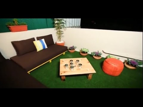 شاهد خلق شكل جديد ومتميز لشرفة المنزل