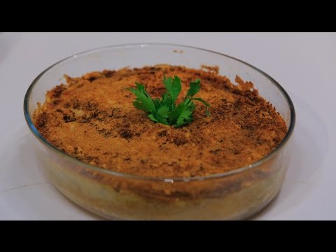 طريقة تحضير بطاطا مهروسة باللحمة المعصجة