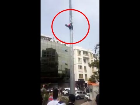 بالفيديو فتاة مغربية تحاول الانتحار في العاصمة الرباط