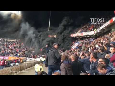 بالفيديو جماهير أيندهوفن تلهب المدرجات في مباراتهم أمام اغريم أياكس