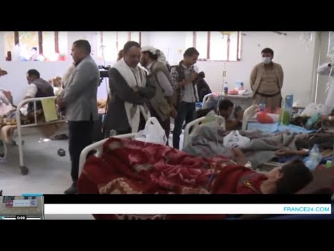 شاهد وباء الكوليرا ينتشر في 19 محافظة في اليمن