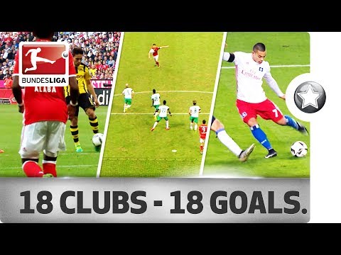 شاهد  أفضل هدف لكل فريق مشارك في الدوري الألماني خلال الموسم