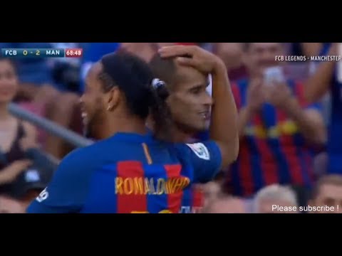 شاهد أساطير مانشستر يونايتد تقهر قدامى برشلونة