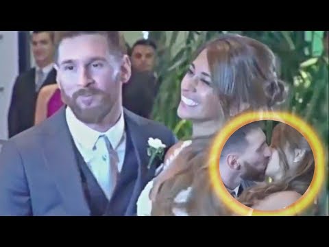 شاهد حفلة زفاف لاعب برشلونة ليونيل ميسي
