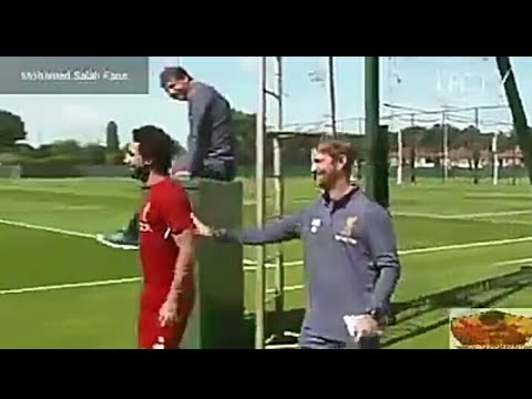 شاهد التمرين الأول للنجم محمد صلاح في نادي ليفربول