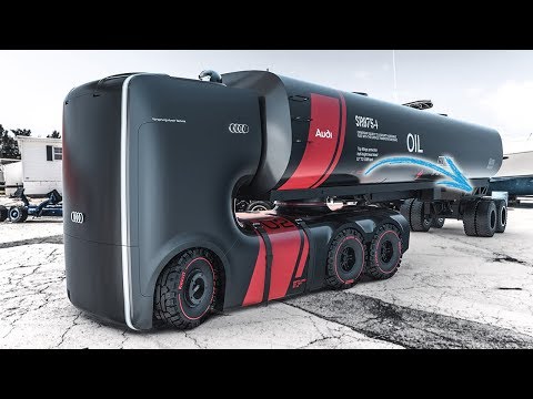 شاهد خمس شاحنات مستقبلية تأخذك إلى عالم الخيال